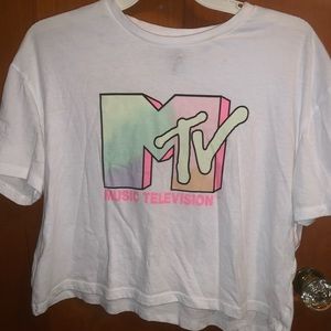 MTV cropped tee
